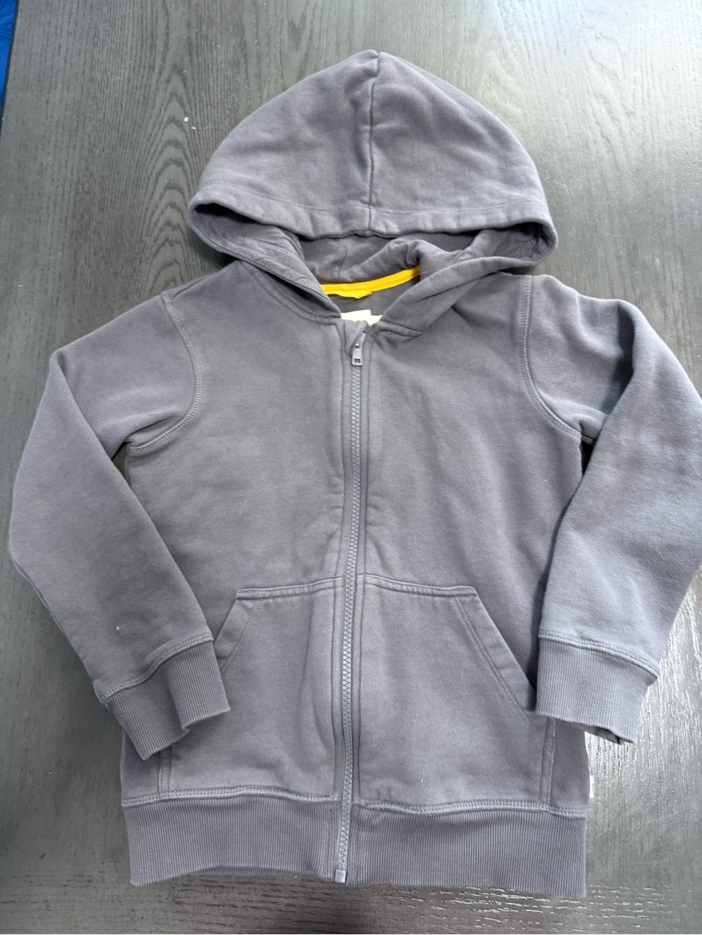Pact Kids Organic Cotton Zip Up Hoodie Fennel Size 6/7 GOTS